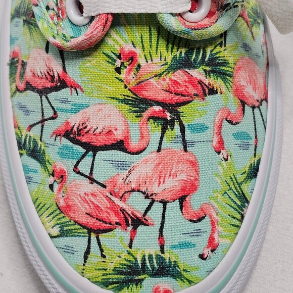 Vans Ultracush Pink Flamingo Shoes Low Top Lace Up Skateboard Women's Size 8 EUC - Picture 11 of 12
